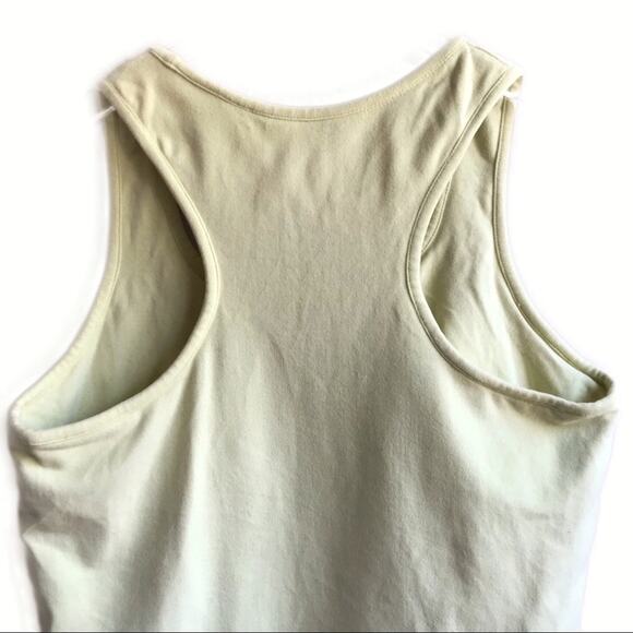 Vintage Fila Racerback Tank Top Size XL Neon Yellow Athleisure Activewear Y2K - Picture 5 of 9